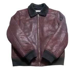 Guess Shearling Bomber Jacket